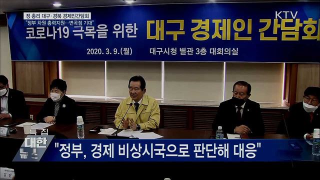 정총리 &#34;코로나19 극복 후 경제활성화 방안 모색해야&#34;