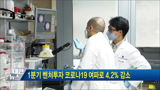 1분기 벤처투자 코로나19 여파로 4.2&#37; 감소