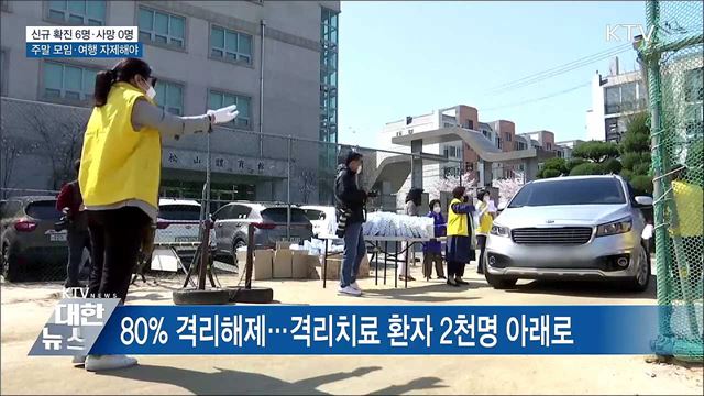 추가 사망자 0명···&#34;주말·황금연휴 긴장해야&#34;
