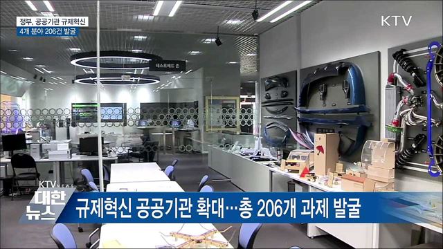공공기관 규제혁신 도입···4개 분야 206건 발굴