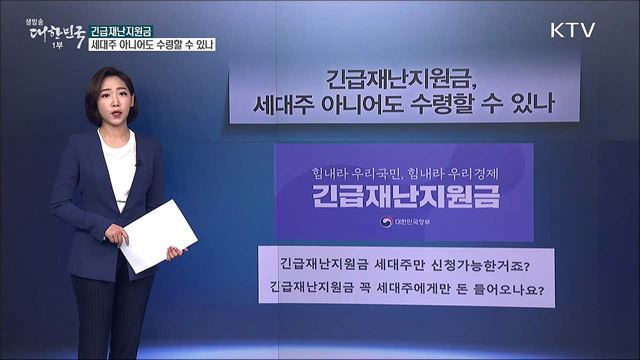 &#39;긴급재난지원금&#39; 세대주 아니어도 수령할 수 있나 [사실은 이렇습니다]