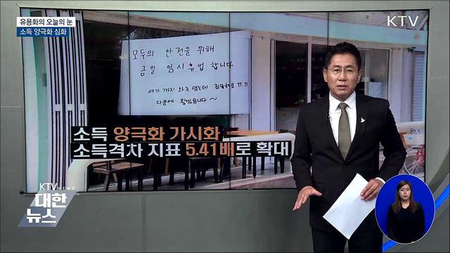 소득 양극화 심화 [유용화의 오늘의 눈]