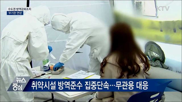 수도권 방역강화조치 &#39;무기한 연장&#39;