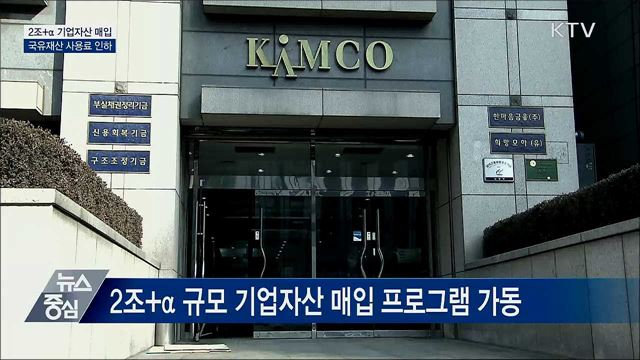 &#39;2조+α&#39; 기업자산 매입 프로그램 가동