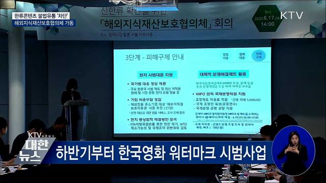한류콘텐츠 불법유통 &#39;차단&#39;···민관 공동대응