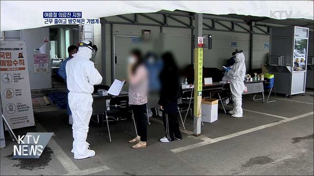 의료진 지원···근무시간 줄이고 방호복은 가볍게