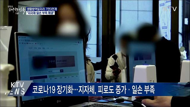 3차 추경 통해 생활방역 일자리 7만3천개 마련