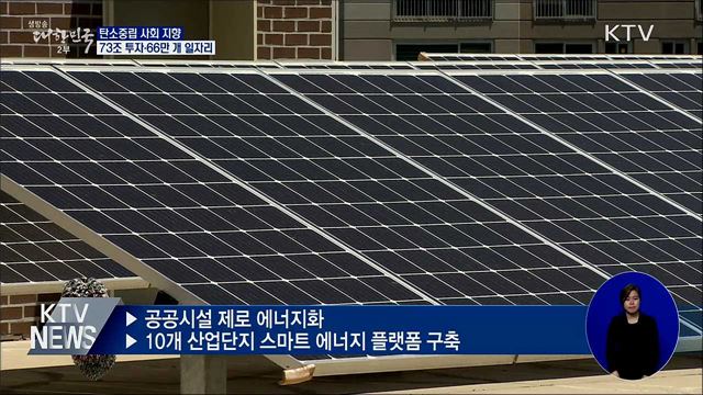 그린뉴딜 청사진 발표···&#34;저탄소 녹색사회로 전환&#34;