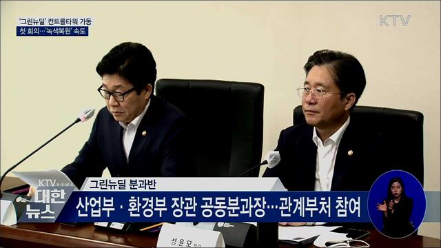 &#39;그린뉴딜&#39; 컨트롤타워 가동···&#39;녹색복원&#39; 속도