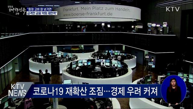 &#34;중대 고비 잘 넘기면 금융 급격한 악화 제한적&#34;