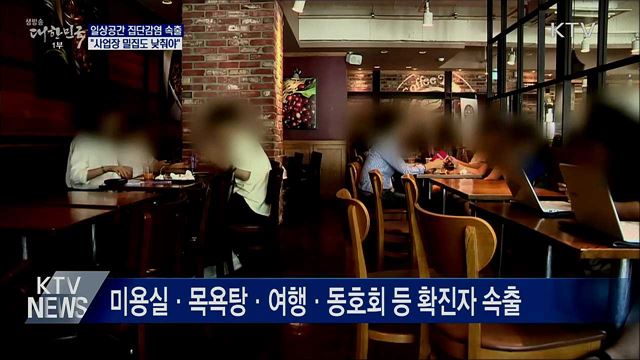 일상공간 집단감염 속출···&#34;사업장 밀집도 낮춰야&#34;