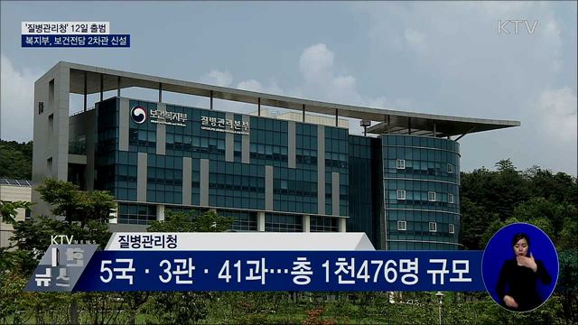 &#39;질병관리청&#39; 승격···보건복지부 2차관 신설
