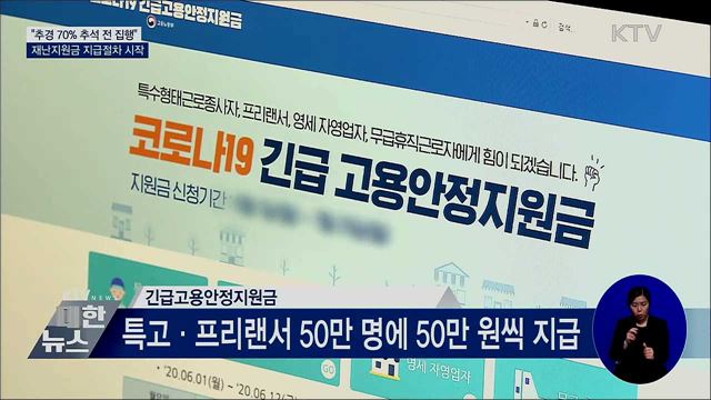&#34;추석 전 70&#37; 집행&#34;···재난지원금 지급절차 시작