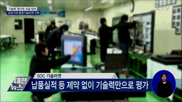 &#39;기술력&#39; 평가로 조달 참여···통합기술마켓 구축