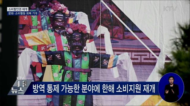소비할인권 지원 재개···"문화·소비활동 회복 기대"