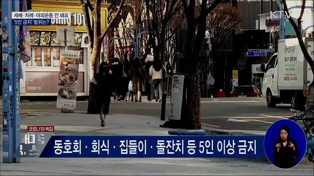 세배·차례·야외운동 안 돼요···'5인 금지' 범위는?