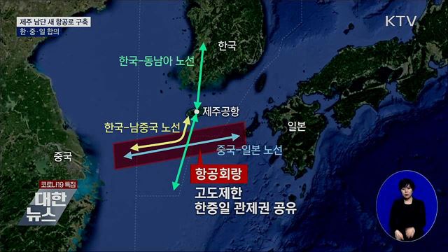 한·중·일 관제권 얽힌 제주남단, 새 항공체계 구축