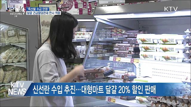 축산물 수급 안정···&#39;달걀 긴급할당관세&#39; 한시 적용