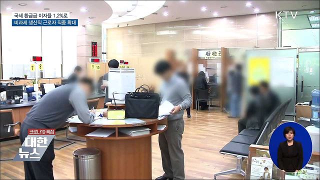 국세 환급금 이자율 1.2&#37;로 인하···비과세 직종 확대