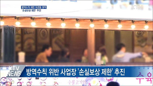 방역수칙 위반 사업장 &#39;손실보상 제한&#39; 추진