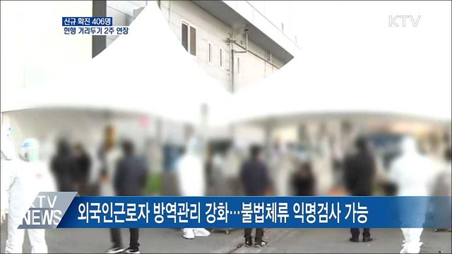 현행 거리두기 2주 연장···&#34;완화 시 재확산 가능&#34;
