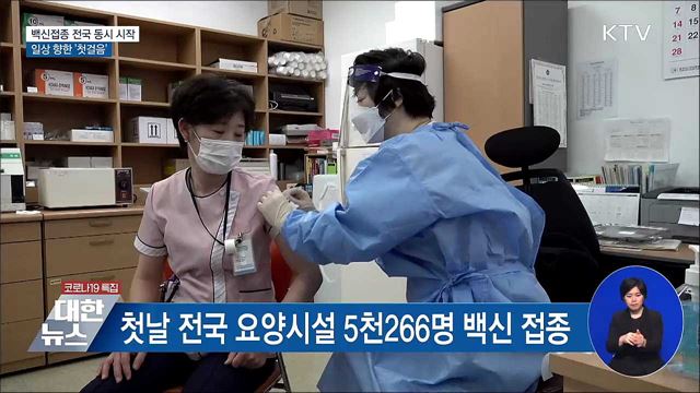 백신접종 시작···일상 향한 &#39;첫걸음&#39;