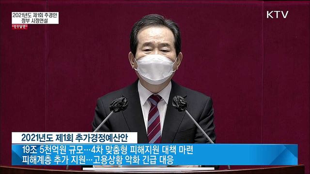 2021년도 제1회 추경안 정부 시정연설 