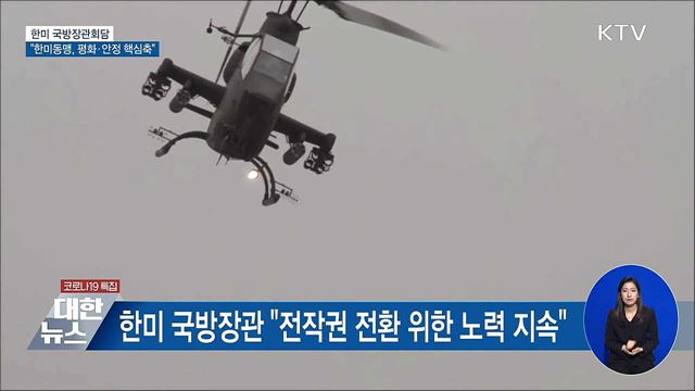 한미 국방장관 &#34;한미동맹, 평화·안정 핵심축&#34;