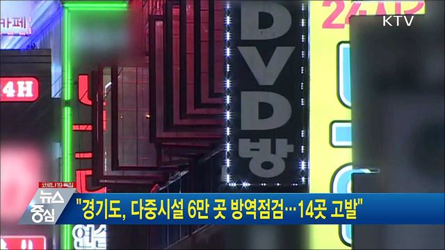 &#34;경기도, 다중시설 6만 곳 방역점검···14곳 고발&#34;