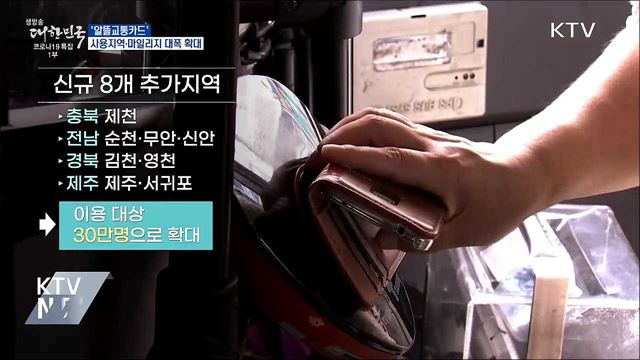 &#39;알뜰교통카드&#39; 사용지역·마일리지 대폭 확대