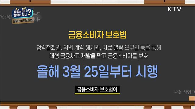 내 돈 똑똑하게 쓰는 방법 - 금융 소비자보호법