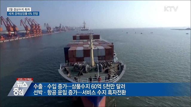 경상수지 흑자행진···IMF, 세계 경제성장률 6&#37; 전망