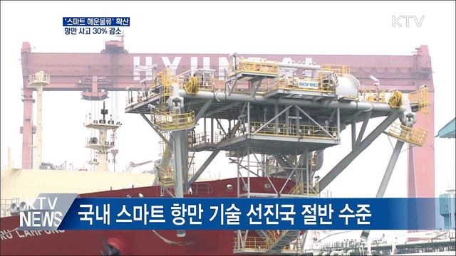 &#39;스마트 해운물류&#39; 확산···항만 사고 30&#37; 감소