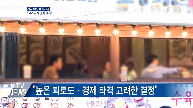 신규 671명···&#34;거리두기·5인 이상 모임금지 3주 연장&#34;