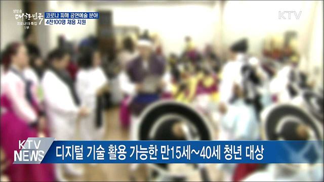 &#39;코로나 피해&#39; 공연예술 분야 4천100명 채용 지원