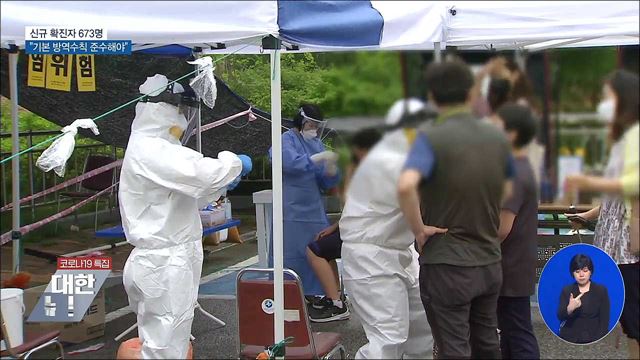 신규 673명···&#34;거리두기 상향 없이 민생 고통 최소화&#34;