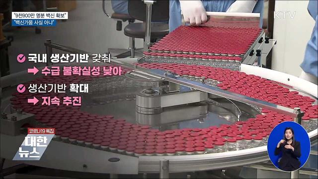 &#34;9천900만 명분 백신 확보···백신가뭄 사실 아냐&#34;