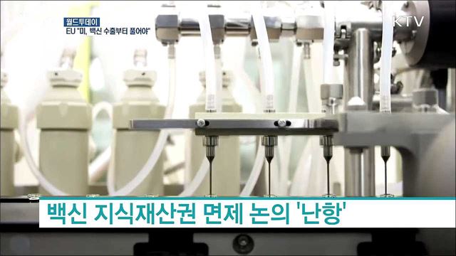 EU 정상들 &#34;미국, 백신 수출금지부터 풀어라&#34; [월드 투데이]