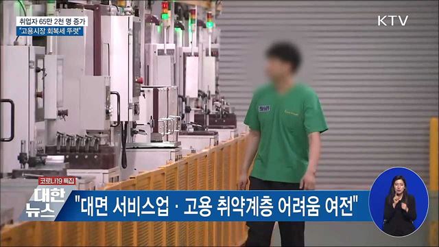 취업자 65만 2천 명 증가···&#34;고용 회복세 뚜렷&#34;
