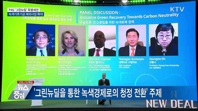&#39;그린뉴딜&#39; 특별세션···녹색기후기금 사업 확대