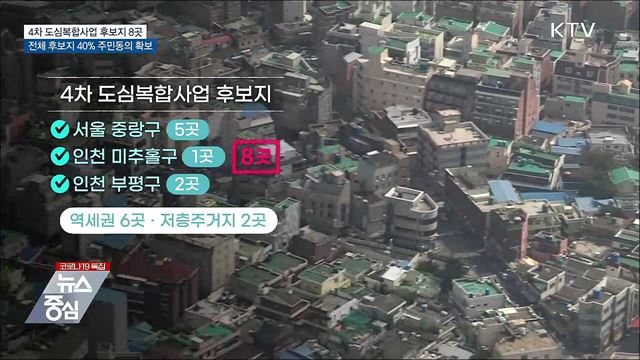 서울·인천 등 8곳 4차 도심복합사업 후보지 선정