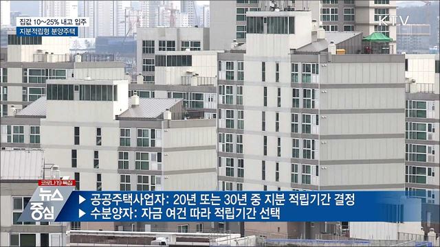집값 10~25&#37; 내고 입주···&#39;지분적립형 분양주택&#39;