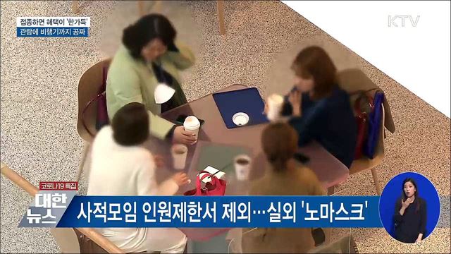 관람에 비행기까지 공짜···접종자 혜택 &#39;한가득&#39;