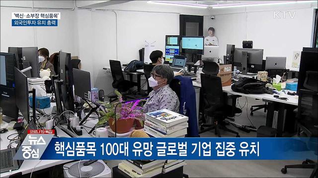&#39;백신·소부장 핵심품목&#39; 외국인투자 유치 총력