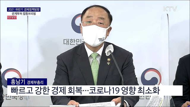 2021 하반기 경제정책방향 관계부처 합동브리핑