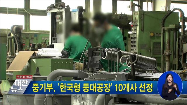 중기부, &#39;한국형 등대공장&#39; 10개사 선정