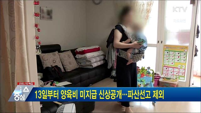 13일부터 양육비 미지급 신상공개···파산선고 제외