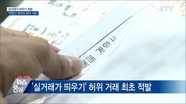 &#39;실거래가 띄우기&#39; 적발···&#34;부동산 취약성 확대 가능&#34;