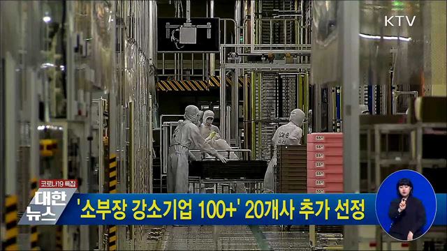 &#39;소부장 강소기업 100+&#39; 20개사 추가 선정