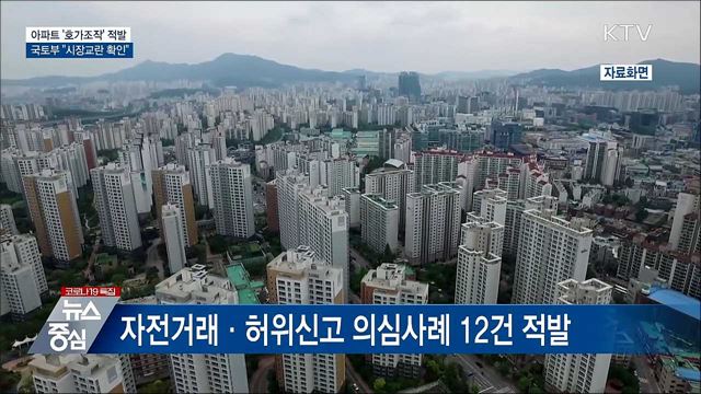 아파트 &#39;호가 조작&#39; 적발···&#39;시장교란&#39; 확인